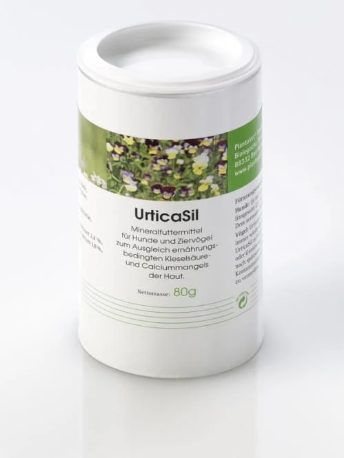 PlantaVet UrticaSil Mineralfutter Für Hautstoffwechsel 500 G Pulver Dose 2 PlantaVet UrticaSil Mineralfutter Für Hautstoffwechsel 500 G Pulver Dose – Bild 2