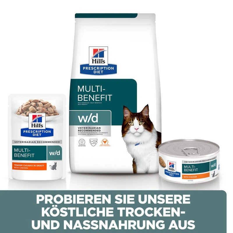 Hills Feline W/d Multi-Benefit Huhn Frischebeutel Für Katzen 12 X 85 G Frischebeutel Mit Huhn 5 Hills Feline W/d Multi-Benefit Huhn Frischebeutel Für Katzen 12 X 85 G Frischebeutel Mit Huhn – Bild 5