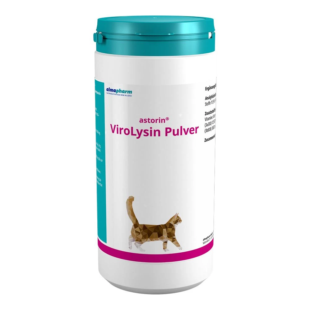 Almapharm Astorin ViroLysin Pulver Für Katzen 800 G Pulver Dose Für Katzen – Bild 2