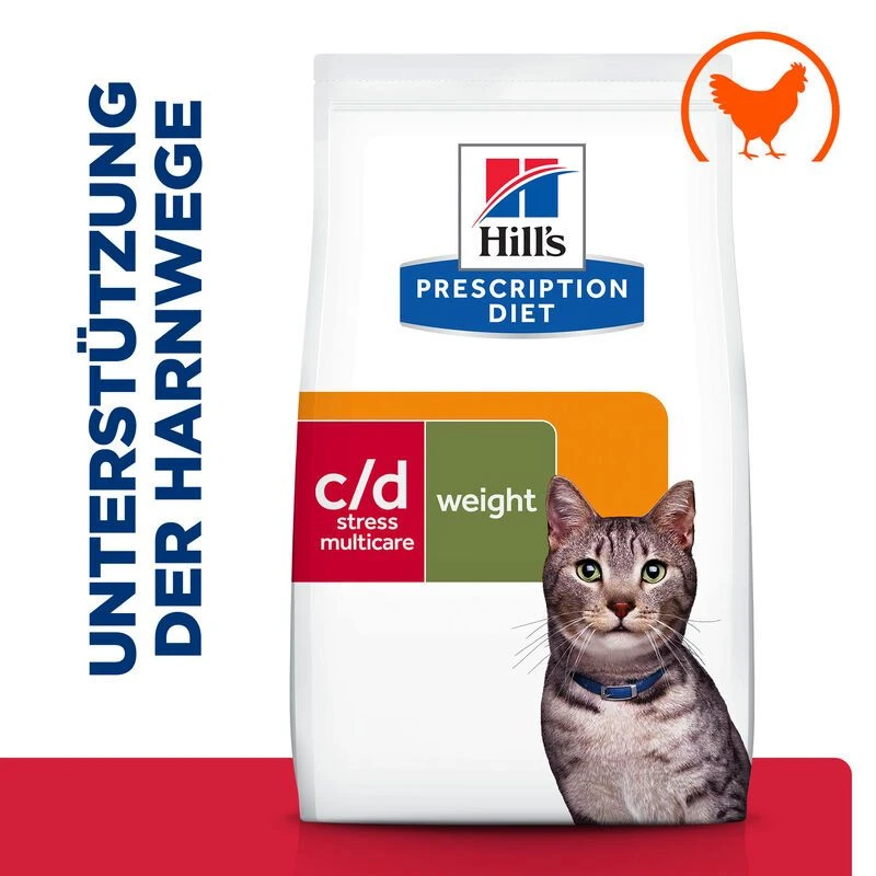 Hills Prescription Diet Feline C/d Multicare Urinary Stress + Metabolic Trockenfutter Für Katzen 1,5 Kg Trockenfutter Für Katzen 2 Hills Prescription Diet Feline C/d Multicare Urinary Stress + Metabolic Trockenfutter Für Katzen 1,5 Kg Trockenfutter Für Katzen – Bild 2