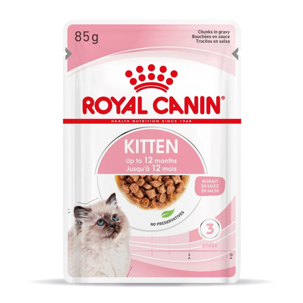 Royal Canin Kitten Second Age Für Kätzchen Bis Zum 12. Monat 12 X 85 G In Soße Frischebeutel 10 Royal Canin Kitten Second Age Für Kätzchen Bis Zum 12. Monat 12 X 85 G In Soße Frischebeutel – Bild 10