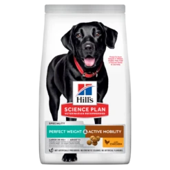 Hills Science Plan Canine Perfect Weight + Active Mobility Adult Large Breed Trockenfutter 12 Kg Huhn Trockenfutter