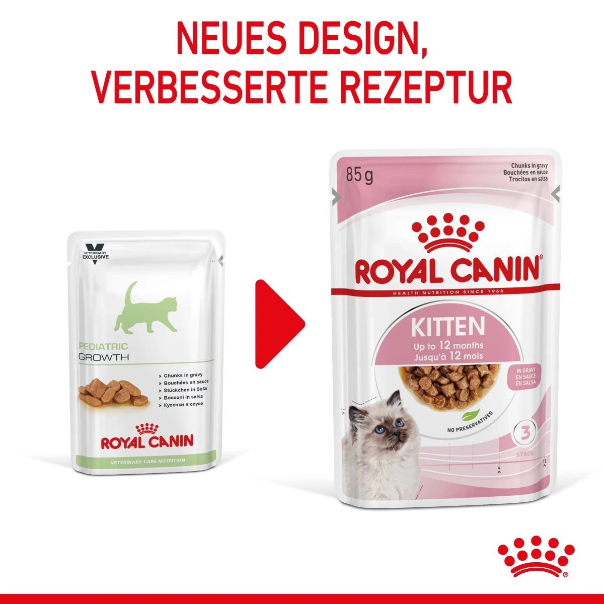 Royal Canin Kitten Second Age Für Kätzchen Bis Zum 12. Monat 12 X 85 G In Soße Frischebeutel 4 Royal Canin Kitten Second Age Für Kätzchen Bis Zum 12. Monat 12 X 85 G In Soße Frischebeutel – Bild 4