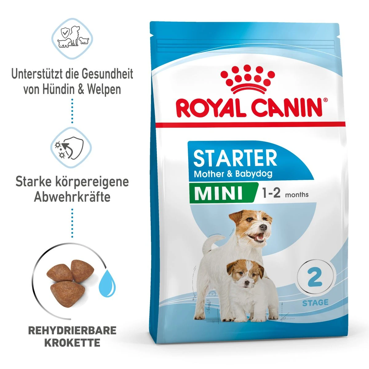 Royal Canin Mini Starter Trockenfutter 4 Kg Trockenfutter 2 Royal Canin Mini Starter Trockenfutter 4 Kg Trockenfutter – Bild 2