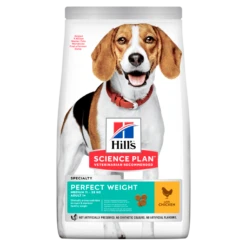 Hills Science Plan Canine Perfect Weight Adult Medium Trockenfutter 12 Kg Trockenfutter Mit Huhn
