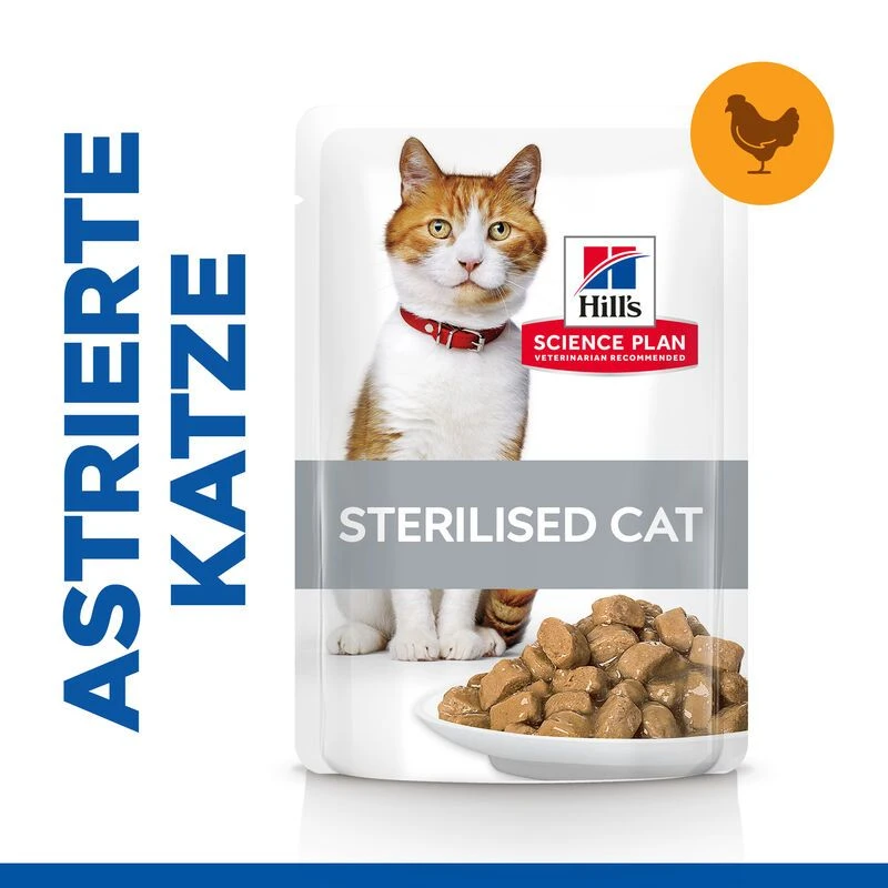 Hills Science Plan Feline Sterilised Cat Adult Huhn Frischebeutel 12 X 85 G Huhn Frischebeutel 2 Hills Science Plan Feline Sterilised Cat Adult Huhn Frischebeutel 12 X 85 G Huhn Frischebeutel – Bild 2