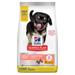 Hills Science Plan Canine Perfect Digestion Puppy Medium Trockenfutter 14 Kg Huhn & Reis Trockenfutter Für Hunde