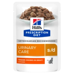 Hills Prescription Diet S/d Nassfutter Für Katzen Mit Huhn 12 X 85 G Frischebeutel
