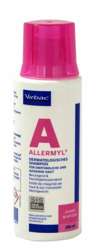 Virbac Allermyl Shampoo Hund + Katze Mit Allergischer Haut 200 Ml Allermyl Shampoo 1 Virbac Allermyl Shampoo Hund + Katze Mit Allergischer Haut 200 Ml Allermyl Shampoo