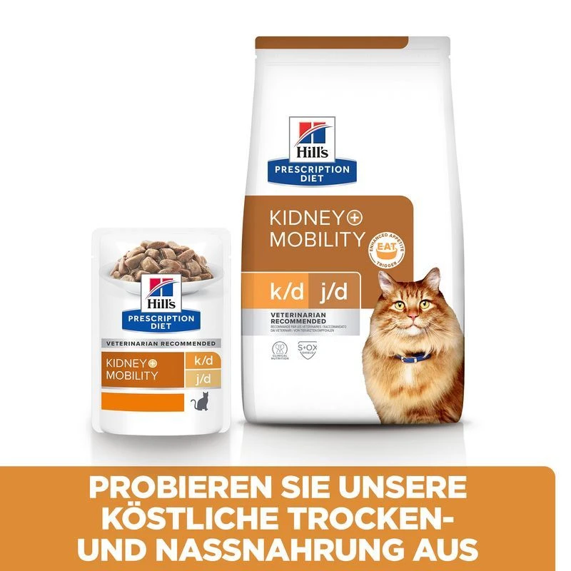 Hills K/d + Mobility Frischebeutel Für Katzen 12 X 85 G Frischebeutel Für Katzen 6 Hills K/d + Mobility Frischebeutel Für Katzen 12 X 85 G Frischebeutel Für Katzen – Bild 6