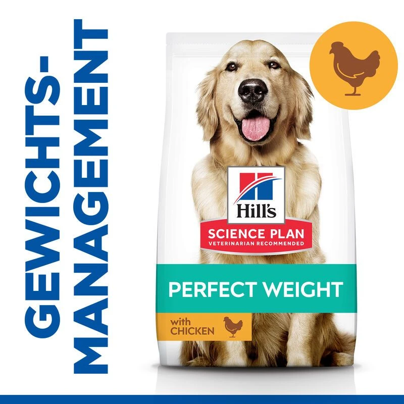 Hills Science Plan Canine Adult Perfect Weight Large Breed Trockenfutter 12 Kg Trockenfutter Mit Huhn 2 Hills Science Plan Canine Adult Perfect Weight Large Breed Trockenfutter 12 Kg Trockenfutter Mit Huhn – Bild 2