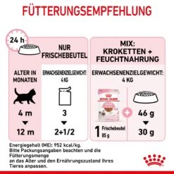 Royal Canin Kitten Second Age Für Kätzchen Bis Zum 12. Monat 12 X 85 G In Soße Frischebeutel 17 Royal Canin Kitten Second Age Für Kätzchen Bis Zum 12. Monat 12 X 85 G In Soße Frischebeutel -Angebote Specific Store swkPm3vSjNsn 9003579308745 4501 8
