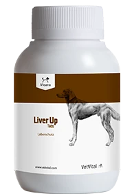 VetVital Vicano Liver Up Tabs Für Hunde 150 Tabletten Dose Für Hunde