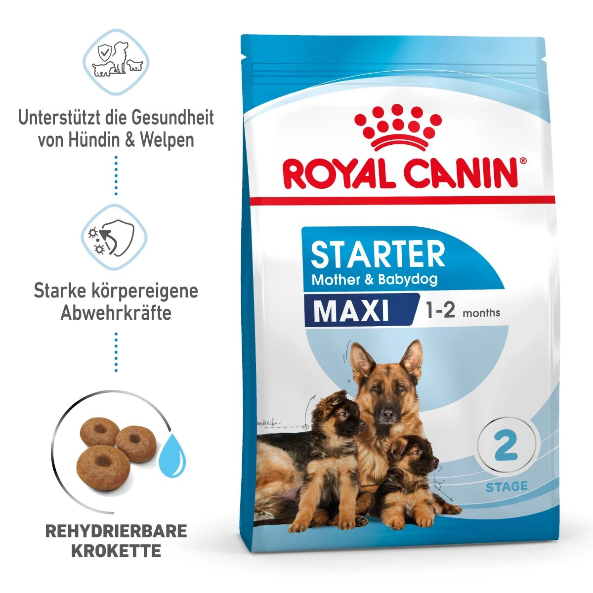 Royal Canin Maxi Starter Trockenfutter 15 Kg Trockenfutter Für Hunde 2 Royal Canin Maxi Starter Trockenfutter 15 Kg Trockenfutter Für Hunde – Bild 2